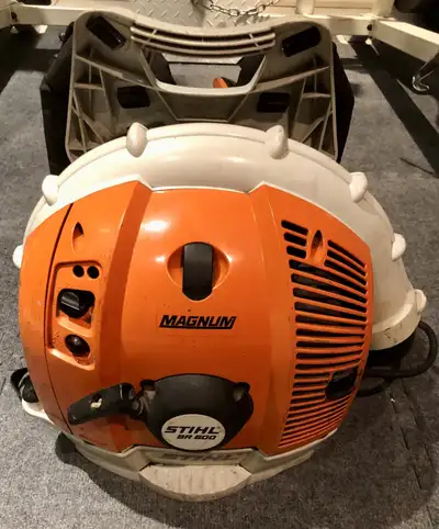 Stihl BR600 Magnum backpack blower, starts easy, runs perfectly!, View more