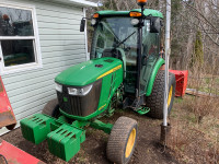 2015 John Deere 4052R tractor With Heavy Duty Normand Blower