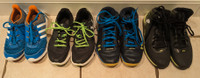 Youth Running Shoes size 5-7 UA, Adidas