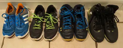 Youth Running Shoes size 5-7 UA, Adidas, View more