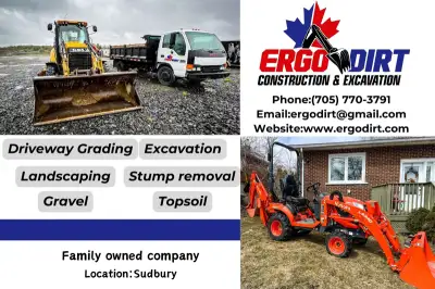 Excavation,Grading,Cleanup,Gravel,Topsoil
