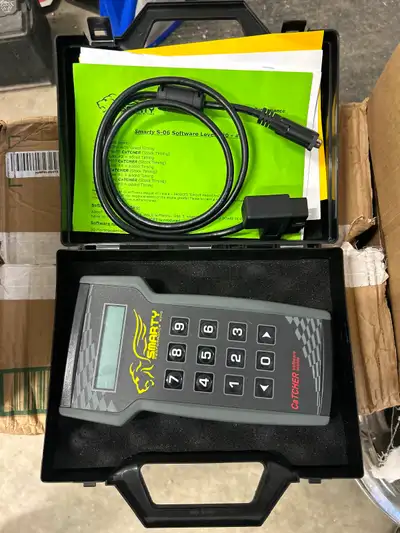 Smarty tuner for 03-07 5.9 Cummins. Worked great for me. I sold the truck Model: S-06 PoD $550