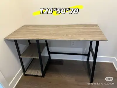     Computer Desk with Shelves (120 × 50 × 70 cm), View more