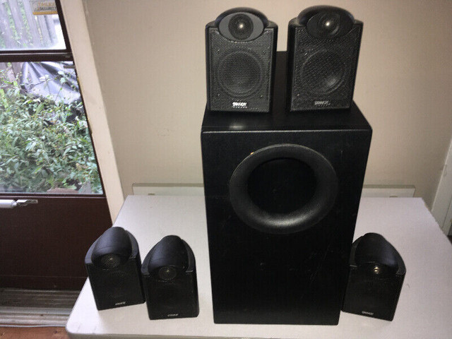 Tannoy FX 5.1 Speaker System W/ Powered Subwoofer in Stereo Systems & Home Theatre in Ottawa