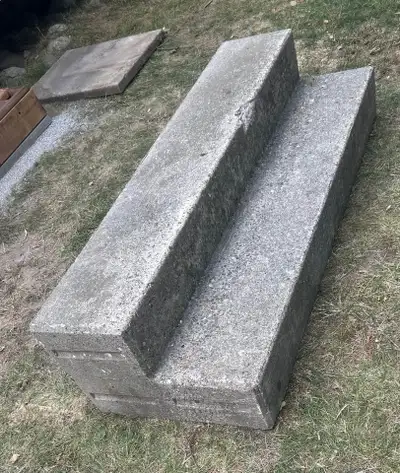Precast Concrete Steps - 2-Step, 5 ft Wide, View more