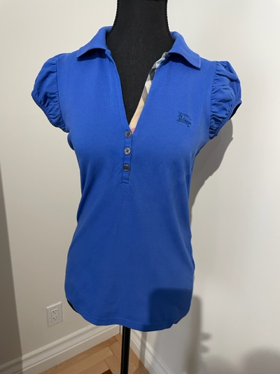 Women Burberry Brit V- Neck Polo., View more