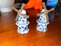 Vintage Miniature Delft Holland Windmills - $5  each