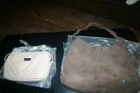 Bella Russo Cream Purse and Brown Tote - Both Are New  $10 each