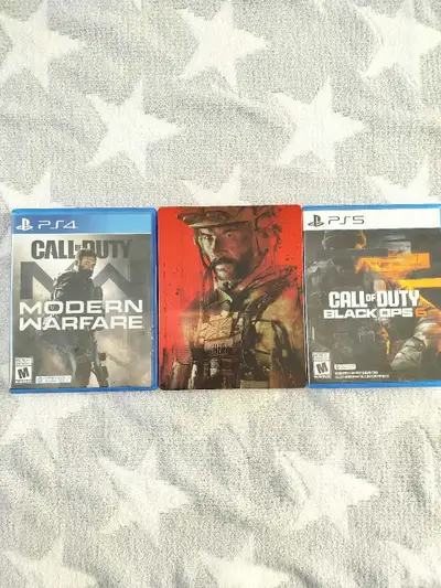 Call of duty PS5 - black ops 6, Modern warfare 1 & 3, View more
