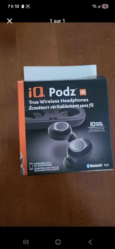 iQ Podz Écouteurs Sans Fil, View more
