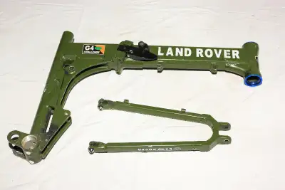 Original Land Rover Bike steel Frame with bar for rear wheel, View more