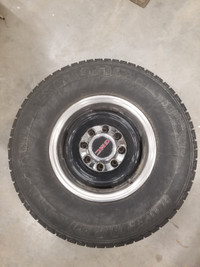 8x6.5" GM Rally rims, snow tires
