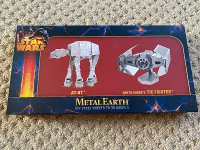 Star Wars Model kits  - AT AT and Darth Vader's Tie Fighter, View more
