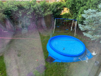 Intex swimming pool, above ground with pump