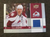 2009-10 Upper Deck Serie 1 GJ-SP Paul Stastny hockey carte Card