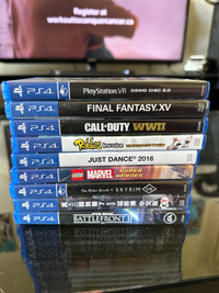 9 PS4 Games all together 