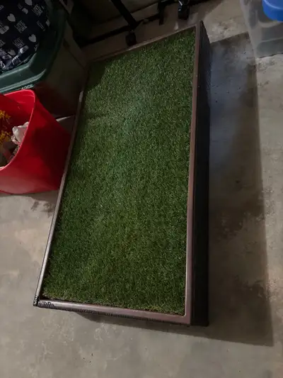 Dog indoor outdoor porch potty