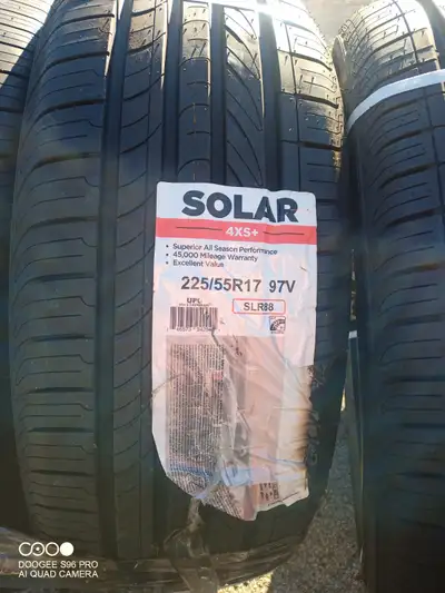 225/55R17 97V Solar 4XS+ Performance All-Season Tire 4 new Tire