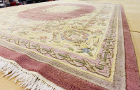 SOLD!! SPECTACULAR 9x12 100% WOOL FRENCH AUBUSSON 
