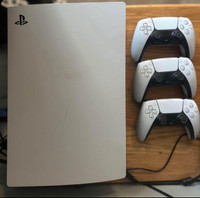 PS5 and 3 controllers