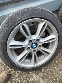 BMW 17 inch winter wheels and tires