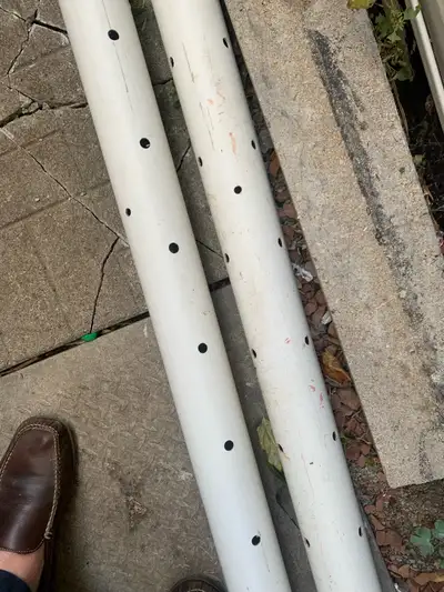 Foundation drain pipes , View more