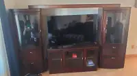 Tv wall unit for sale without tv for sale.