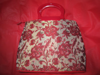 Brocade Beaded Handbag