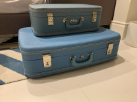 2 Tiffany blue hard case vintage cases luggage