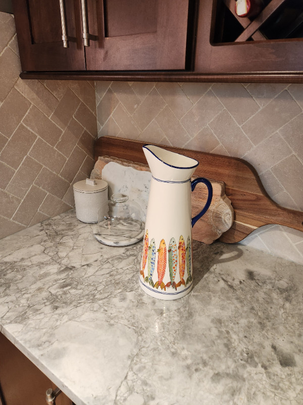 Huge Anthropologie Sardenia Earthenware Pitcher Vase in Home Décor & Accents in Strathcona County