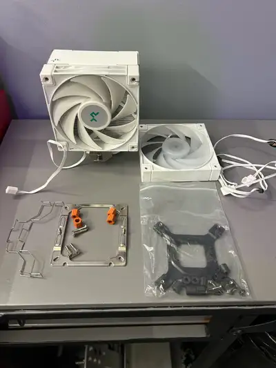 Cpu cooler White Deepcool ak400 2 fans (1 rgb), View more
