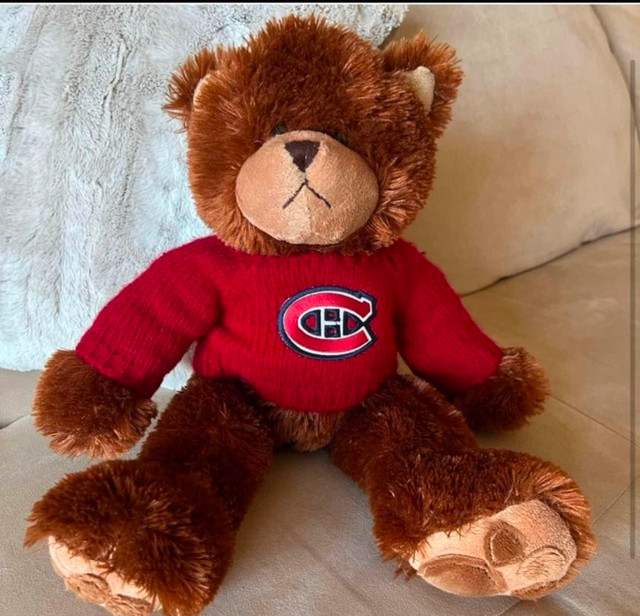 Authentic Habs plush bear! dans Art et objets de collection  à Longueuil/Rive Sud