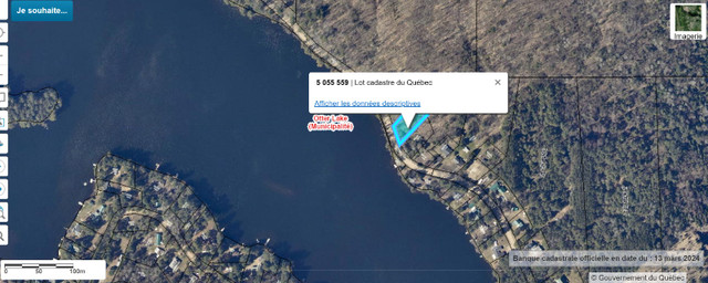 Waterfront Lot * 75 min from Ottawa * Financing in Land for Sale in Gatineau - Image 3