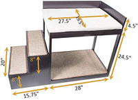 Penn-Plax Buddy Bunk Multi-Level Bed and Step System for Dogs an