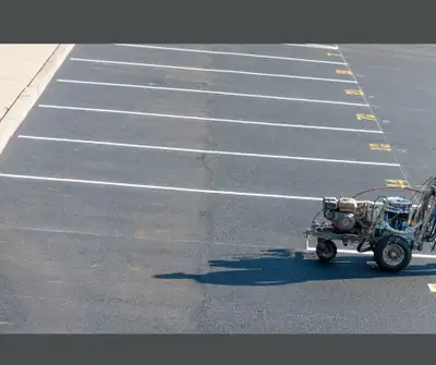 Professional Line Striping & Parking Lot Marking Services, View more