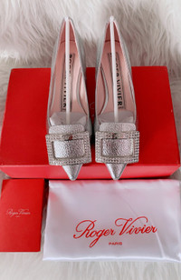 ROGER VIVIER Buckle Ballerinas flat Shoes, Brand New!!