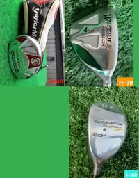 4 – GOLF HYBRID IRONS – High End to Entry Level -See Description