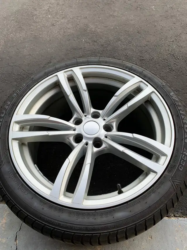 19” Alloy Rims + Summer Tires 255/40R19 – 5x112 in Tires & Rims in Markham / York Region - Image 7