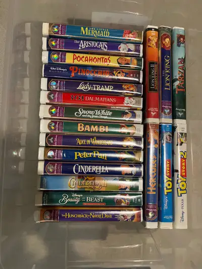 Disney VHS movies, View more