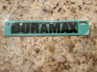 Duramax Black Emblem Nameplate Decal Chevrolet Silverado OEM