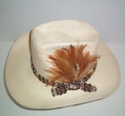 Lanning Belleville Straw Cowboy Hat Size Medium - Size Medium 57 cm or 7 1/8 - Colour natural - Wide...