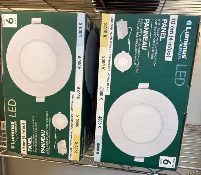 48 luminaires encastrés DEL 4 pouces, View more