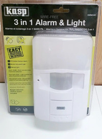 Kasp Security 3 in 1 Alarm & Light