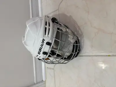 Bauer Prodigy Youth Helmet Combo - Age-Size Guide: A Medium helmet generally fits head circumference...