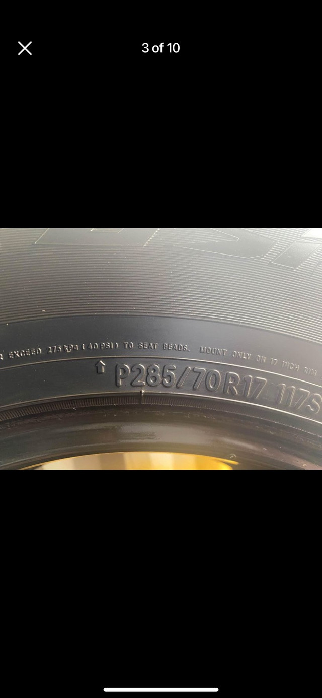 Set of 4 TOYO winter tires (285 70 17)GOOD CONDITION in Tires & Rims in Oakville / Halton Region - Image 4