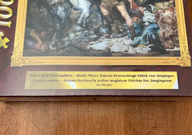 New 1000-Piece Trefl Puzzle, Bitwa Pod Grunwaldem by Jan Matejko62863284379394122
