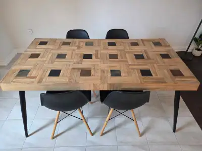 Dining Table with 4 Chairs , View more