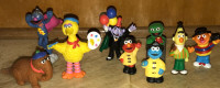 Sesame Street Toy PVC Cake Topper Figure Lot Count Snuffleupagus