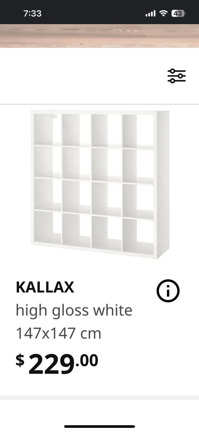 IKEA cubby in Hutches & Display Cabinets in La Ronge - Image 2