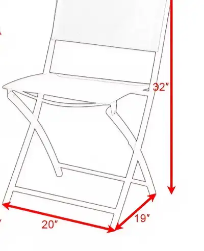 2pcs Folding Bistro Table Chairs Set Garden Backyard Patio Red, View more